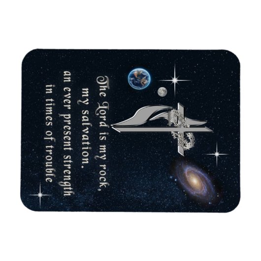 Der Herr ist mein Stein Magnet (Horizontal)