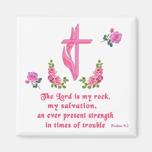 Der Herr ist mein Stein Magnet (Vorne)