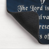Der Herr ist mein Stein Mousepad (Ecke)