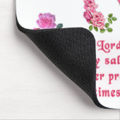 Der Herr ist mein Stein Mousepad (Ecke)