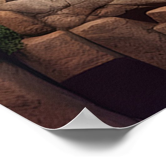 Der Herr ist mein Stein Poster (Ecke)