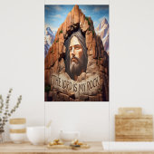 Der Herr ist mein Stein Poster (Küche)
