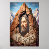 Der Herr ist mein Stein Poster (Vorne)