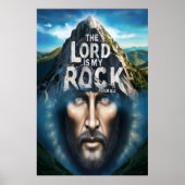 Der Herr ist mein Stein Poster (Vorne)