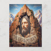 Der Herr ist mein Stein Postkarte (Vorderseite)