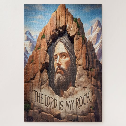Der Herr ist mein Stein Puzzle (Vertikal)