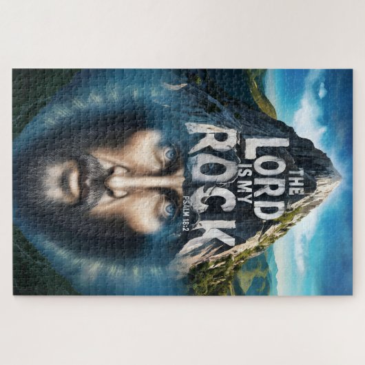 Der Herr ist mein Stein Puzzle (Horizontal)