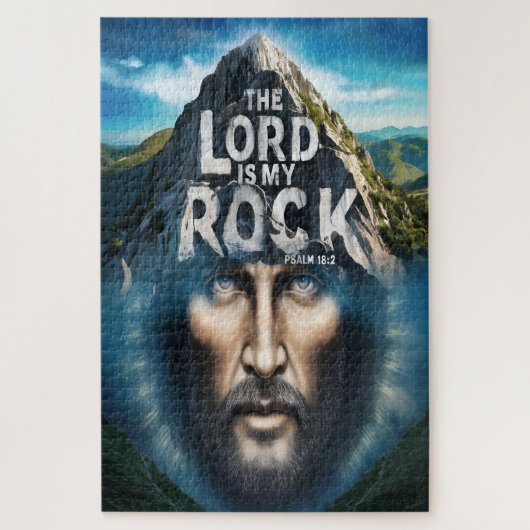 Der Herr ist mein Stein Puzzle (Vertikal)