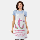 Der Herr ist mein Stein Schürze (Getragen)