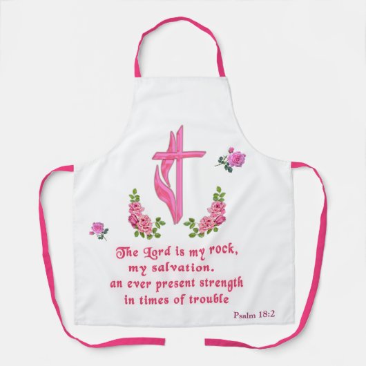 Der Herr ist mein Stein Schürze (Vorderseite)