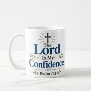 Der Herr ist mein Vertrauen Christlicher Glaubensz Kaffeetasse