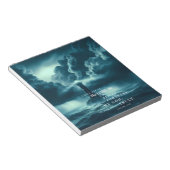 Der Herr ist mein Zufluchtsbuch Notizblock (angewinkelt)