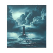 Der Herr ist mein Zufluchtsbuch Notizblock (Vorderseite)