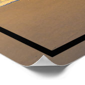 Der Herr ist meine Anchor Sunset Beach Szene Poster (Ecke)