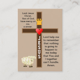 Der Herr ist meine Hirtengebet-Karte Visitenkarte