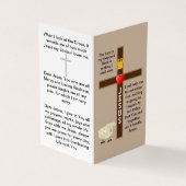 Der Herr ist meine Hirtengebet-Karte Visitenkarten (Vorderseite)