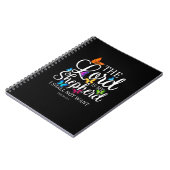 Der Herr ist meine Schäfer-Schmetterlingskunst Notizblock (Linke Seite)