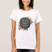 Der Herr ist meine Shephedbibel Psalm 23 Christlic T-Shirt (Vorderseite)