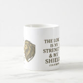 Der Herr ist meine Stärke 15 Oz Kaffee Tasse (Mittel)