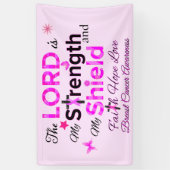 Der Herr ist meine Stärke Banner (Vertikal)