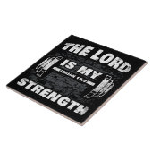 Der Herr ist Meine Stärke Isaiah 12:2 Christlich Fliese (Seite)