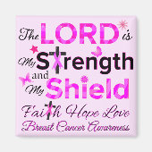 Der Herr ist meine Stärke Magnet (Vorne)