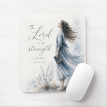 Der Herr ist meine Stärke Psalm 28:7 Aquarell