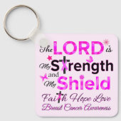 Der Herr ist meine Stärke Schlüsselanhänger (Vorderseite)