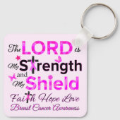 Der Herr ist meine Stärke Schlüsselanhänger (Rückseite)