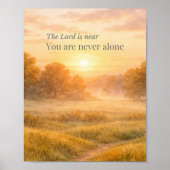 Der Herr ist nahe Christlicher Glaube  Poster (Vorne)