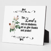 Der Herr ist reich an Güte, die maßgeschneiderte P Fotoplatte (Seite)