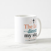 Der Herr lenkt meine Schritte Schriftbasierter Aus Kaffeetasse (VorderseiteRechts)