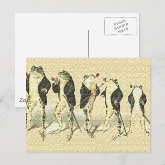 Der Herr Postkarte (Vorne/Hinten)