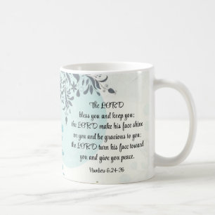 Der Herr segne dich, 4. Mose 6:24, Bibelvers Kaffeetasse