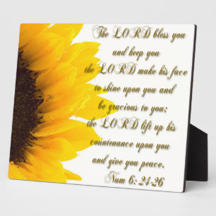 Der Herr segne dich... Fotoplatte