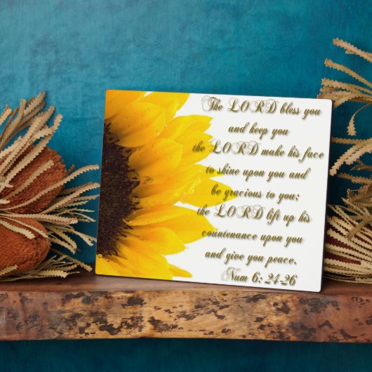 Der Herr segne dich... Fotoplatte (Seite)