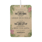 Der Herr segne dich, Nummern 6:24-26 Autolufterfrischer (Vorderseite)