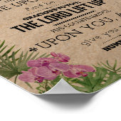 Der Herr segne dich, Nummern 6:24-26 Poster (Ecke)