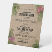 Der Herr segne dich, Nummern 6:24-26 Sockelschild (Vorderseite)