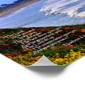 Der Herr segne dich und Behalte dich Poster (Ecke)