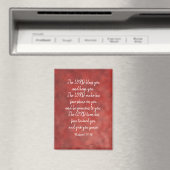 Der Herr segne dich und Behalte dir Bibelstudium Magnet (In Situ (Geschirrspüler))