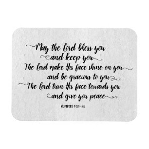 Der Herr segne dich und Behalte dir Magnet