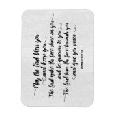 Der Herr segne dich und Behalte dir Magnet (Vertikal)