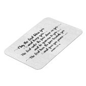 Der Herr segne dich und Behalte dir Magnet (Linke Seite)