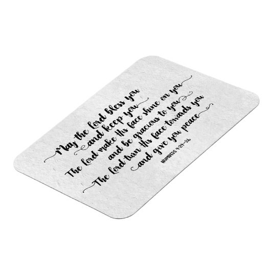 Der Herr segne dich und Behalte dir Magnet (Linke Seite)