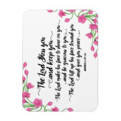 Der Herr segne dich und Behalte dir Magnet mit Blu (Vertikal)