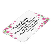 Der Herr segne dich und Behalte dir Magnet mit Blu (Linke Seite)