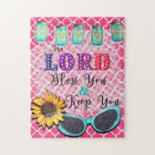 Der Herr segne dich und Behalte dir religiöse Kuns Puzzle (Vertikal)