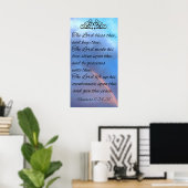 Der Herr segne dich und behüte dich Poster (Heimbüro)