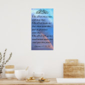 Der Herr segne dich und behüte dich Poster (Küche)